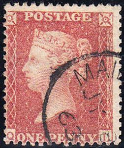95371 - PL.48 (QD)(SG40). Very fine used Die 2 1d pl.48 ...