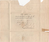 95643 - 1841 1D MULREADY 'BARCLAY AND CO' ADVERT (MA308a). A good used 1d Mulready wrapper