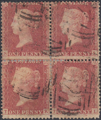 95657 - PL.43(SK SL TK TL)(SG40). Good used 1857 die 2 1d...