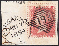 95715 - PL.47 (DJ)(SG40)/IRISH USAGE. Small piece with die...