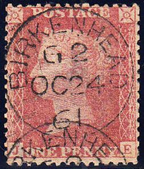 95717 - PL.36 (JE)(SG40). A very fine used 1857 die 2 1d p...