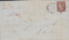 96021 - HULL SPOON TYPE A (RA38) ON COVER WITH 1D IMPERF (...