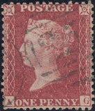 96067 - 1857 1D PL.47 ROSE-RED WHITE PAPER (SG40) GROUP OF 9 ALL LETTERED AG. A very unusual group all rose-red o...