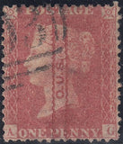 96067 - 1857 1D PL.47 ROSE-RED WHITE PAPER (SG40) GROUP OF 9 ALL LETTERED AG. A very unusual group all rose-red o...