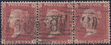 96067 - 1857 1D PL.47 ROSE-RED WHITE PAPER (SG40) GROUP OF 9 ALL LETTERED AG. A very unusual group all rose-red o...