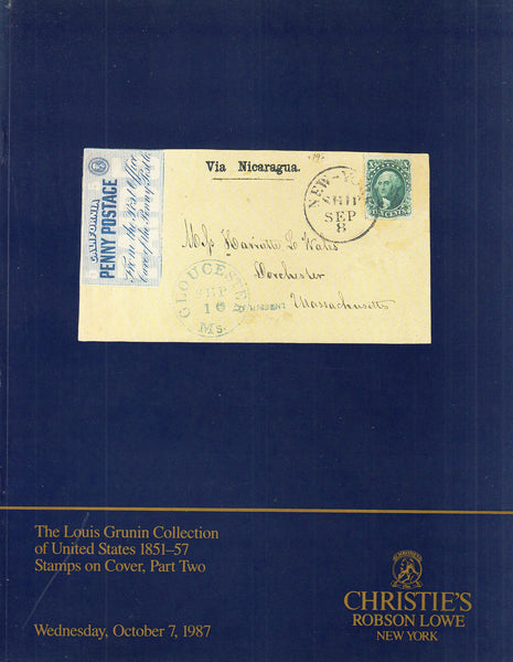 96216 - THE LOUIS GRUNIN COLLECTION OF UNITED STATES 1851-...