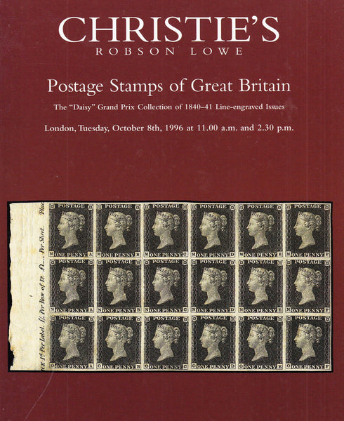 96233 - THE "DAISY" GRAND PRIX COLLECTION OF GB 1840-41 LI...