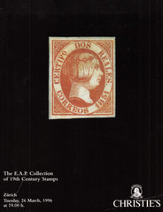 96235 - THE E.A.P. COLLECTION OF 19TH CENTURY STAMPS. A fi...