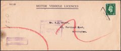 96372 - CIRCA 1938 UNDELIVERED MAIL PETERBOROUGH TO NOTTINGHAM. Large envelope Peterborough...