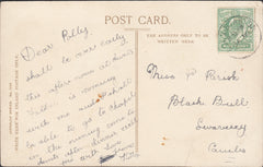 96395 - CAMBS. 1909 post card Peterborough Cathedral and B...
