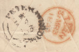 96418 - 1847 CAMBS/'WHITTLESEA' UDC (CB153). 1d pink envelope Peterborough to Londo...