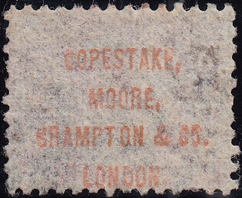 96604 - "COPESTAKE, MOORE, CRAMPTON and CO.LONDON." OFFICIAL...
