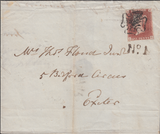 96683 - PL.10 (IG)(SG7) ON COVER/DEVON. 1841 letter Bovey ...