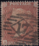 96688 - 1855 Die 2 PL.12 MATCHED PAIR LETTERED AG S.C. 16 PRINTING (SG21) AND L.C. 14 (SPEC C6).