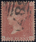 96688 - 1855 Die 2 PL.12 MATCHED PAIR LETTERED AG S.C. 16 PRINTING (SG21) AND L.C. 14 (SPEC C6).