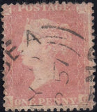 96698 1857 DIE 2 1D PL.49 VARIOUS SHADES ALL LETTERED AG.