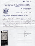 96698 1857 DIE 2 1D PL.49 VARIOUS SHADES ALL LETTERED AG.