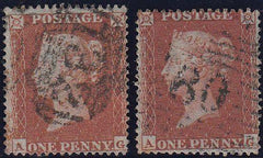 96737 - PL.197 (AG)(SG17) MATCHED PAIR TWO EXAMPLES ONE SH...
