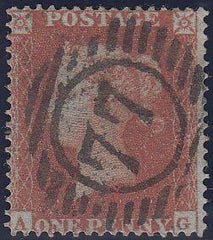 96742 - PL.193 (AG)(SG17). Very fine used die 1 1d pl.193 ...