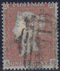 96745 - PL.188 (AG)(SG17). Used 1854 die 1 1d pl.188 S.C.1...