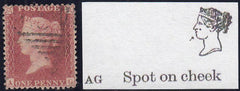 96760 - PL.43 (AG)(SG40). Good used 1857 die 2 1d pl.43 ro...