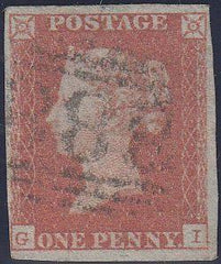 96851 - PL.101 (GI)(SG8). Good used 1850 1d pl.101 (SG8) l...