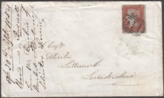 96857 - PL.173 (SD) STATE II (SG17) ON COVER. 1854 envelop...