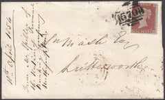 96894 - PL.162 (MD)(SG17) ON COVER. 1854 envelope Northamp...