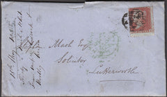 96897 - PL.4 (TE)(SG24) ON COVER. 1855 envelope with lette...