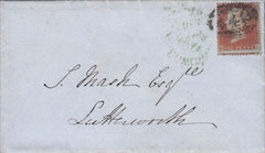 96913 - PL.197 (MG)(SG17) ON COVER. 1854 envelope with let...