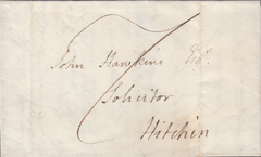 96986 - 1826 BEDS/'LUTON 39' MILEAGE MARK (BE183). Letter Luton to Hitchin dated 4th Octob...