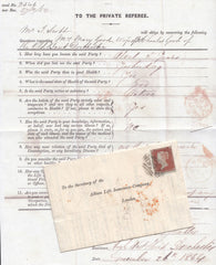 97201 - PL.193 (EK)(SG17) ON COVER. Fine 1854 Health Quest...