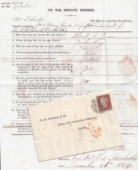 97201 - PL.193 (EK)(SG17) ON COVER. Fine 1854 Health Quest...