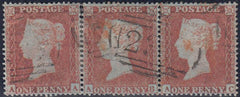 97450 - RES.PL.5 STRIP OF THREE LETTERED AA AB AC - ALL MI...