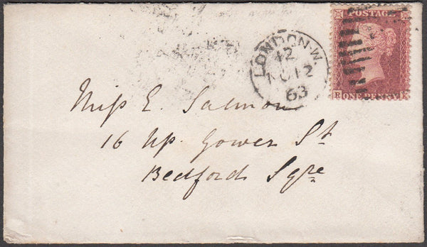 97491 - PL.27 (RK)(SG40)/GOTHIC K. 1863 envelope used loca...