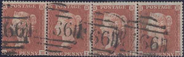 97501 - PL.191(RH RI RJ RK) STRIP OF FOUR (SG17). Good us...