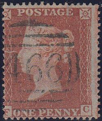 97504 - PL.191 (FC)(SG17). Used 1854 die 1 1d pl.191 S.C.1...