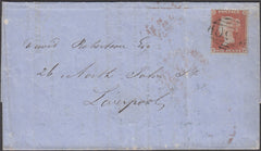 97533 - RES.PL.5 (FF) PERF 14 (SG22) USED ON COVER CONSTANT VARIETY. 1855 "...