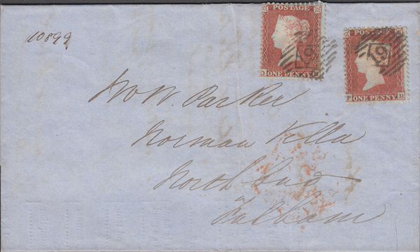 97536 - RES.PL.5 (OB PB) PERF 14 (SG22) USED ON COVER. 185...