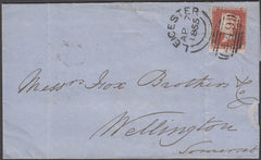 97538 - RES.PL.5 (TI) PERF 14 (SG22) ON COVER. 1855 wrappe...