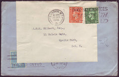 97606 - 1946 envelope from the US to the UK with US 5c can...