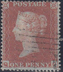 97612 - PL.194 (QG)(SG17). Good used 1854 die 1 1d pl.194 ...