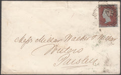 97678 - PL.195 (SK)(SG17) ON COVER. 1855 envelope Invernes...