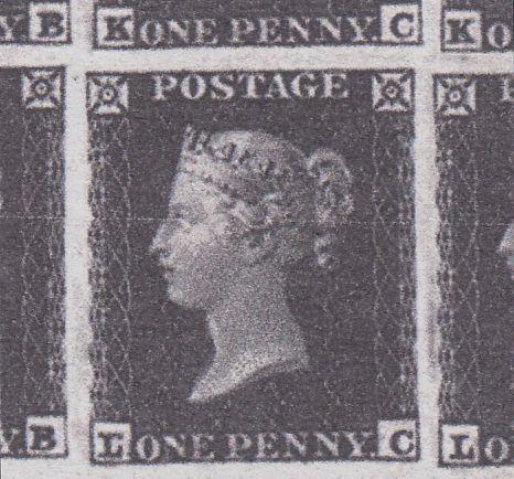97686 - PL.195 (LC CONSTANT VARIETY)(SG17). Good to fine used 1854 die 1 1d...