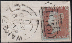 97702 - RES.PL.6 (TH) PERF 14 (SG22). Small piece with goo...
