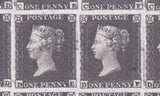 97705 - PL.196 (DE)(SG17). Fine used 1854 die 1 1d pl.196 ...