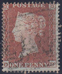 97732 - PL.190 (OD)(SG17). Good used 1854 die 1 1d pl.190 ...