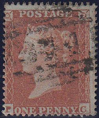 97766 - PL.191 (PC)(SG17). Good used 1854 die 1 1d pl.191 ...