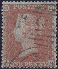 97770 - PL.191 (MK)(SG17). Fine used 1854 die 1 1d pl.191 ...