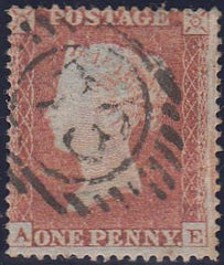 97789 - PL.203 (AE)(SG17). Good used 1854 die 1 pl.203 let...